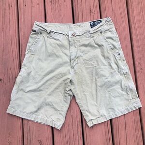 KUHL Ramblr Hiking Outdoor Khaki Tan Shorts UV Protection Size 32